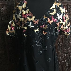 Cherokee Scrub Top 2 XL